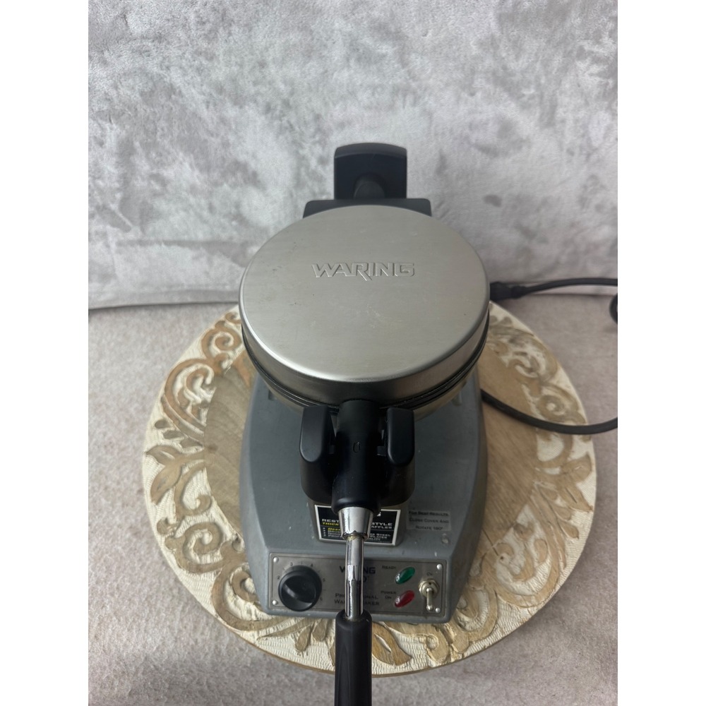 Waring Pro WMK300 Professional Belgian Waffle Maker Rotating Stainless Steel